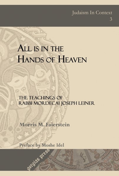 All is in the Hands of Heaven Cover