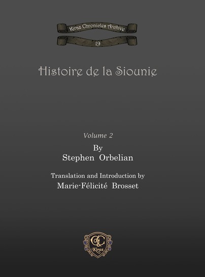 Histoire de la Siounie (Vol 2) Cover