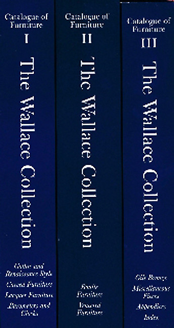 Wallace Collection Catalogue Of Furniture