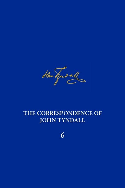 Correspondence of John Tyndall, Volume 6, The Cover