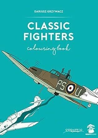 Classic Fighters Colouring Book Cover